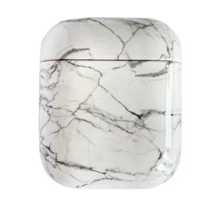 Marble Pattern Protective Case Compatible with AirPods 2 Wireless Bluetooth Earphone Cover