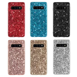 Electroplated Glitter Sequins Shockproof TPU Phone Case Full Coverage Back Cover Protective Case Compatible With Apple iPhone