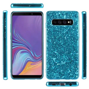 Glitter electroplated full coverage drop-proof phone case with stylish sparkle design.