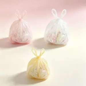 Süße 3D-gedruckte leuchtende Mini-Müllsack-Ornamente, bunte Desktop-Hängedekoration.