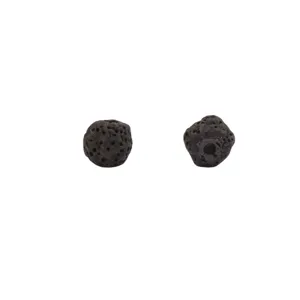 Natural irregular volcanic lava stone beads for DIY jewelry making, bracelet & necklace.