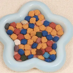 Groothandel vulkanische steen kleine schelp kralen voor DIY aromatherapie en sieraden.