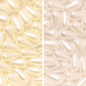 Waterdrop Shape ABS Artificial Pearl Loose Beads For Handcrafted DIY Jewelry Making Necklace Bracelet Component Accessories