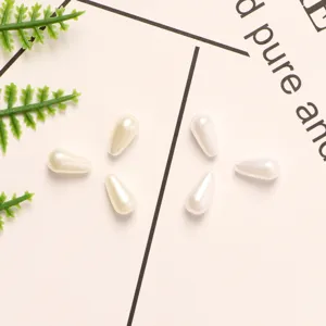 ABS pearl teardrop loose beads for DIY handmade jewelry necklace bracelet crafting supply