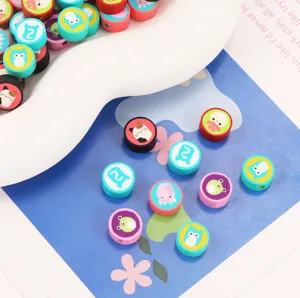 Kleurrijke zachte klei cartoon dier losse kralen voor DIY handgemaakte armbanden set