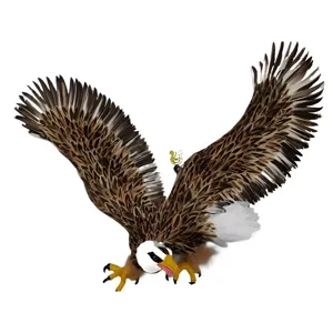 Fliegender Weisskopfseeadler Wandbehang Dekoration Feder Tier Ornament Heimdeko