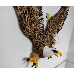 Adler Wandbehang Federn Dekoration Europaeischer Stil Wand Deko Tier Skulptur Figur