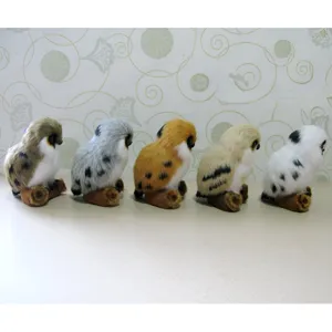 Prachtig gesimuleerd uil pluche handwerkset, perfect voor huisdecoratie en etalage.