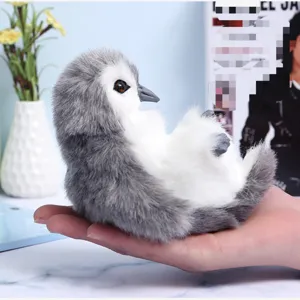 Simulazione pinguino peluche simpatico animale bambola decorazione scrivania regalo