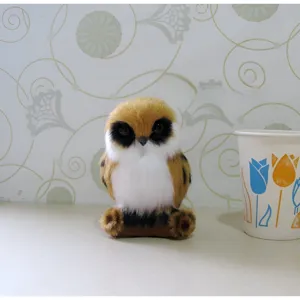 Simulatie uil pluche speelgoed donsvogel gevuld dier fotografie rekwisiet venster decor