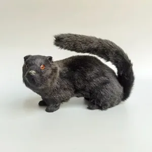 Simulation Wiesel Plueschtier realistisches ausgestopftes Tier Frettchen Deko Figur