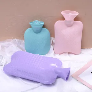 PVC Rubber Hot Water Bag Portable Hand Warmer Winter Warm Bag Large Medium Small Size