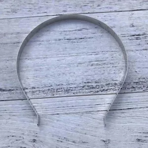 Metal headband blank base DIY hair hoop accessory for handmade crafts and custom hair styling.