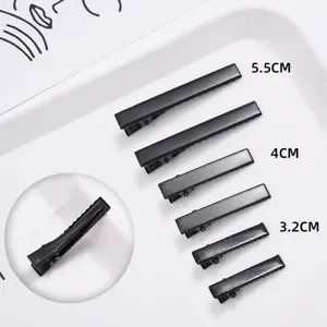 Metal Hair Clips Duckbill Clips Alligator Hair Barrettes DIY Hair Accessories Black Gold Hair Styling Tools For Women