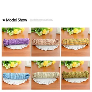 Thickened multifunctional nylon anti-slip clothesline durable outdoor rope multi color options