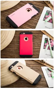 Schokbestendige telefoonhoes compatible met iPhone, duurzame achterkant met nauwkeurige uitsparingen.