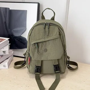 Casual Syntetisch Leder Rucksack Voor College Middelbare School Studenten Grote Capaciteit Reizen Rucksack Multifunctionele Schooltas