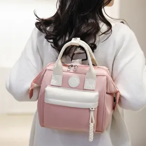 Waterproof Oxford Diaper Backpack Large Capacity Mummy Bag Lightweight Multi Function Baby Care Travel Bag For Moms Women