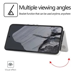 Fundas de cartera para teléfono Google Pixel con soporte y ranura para tarjetas útil.