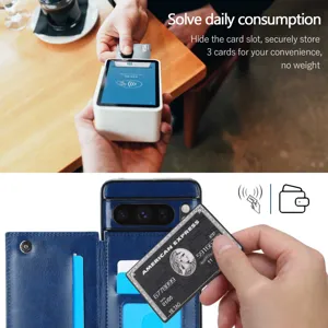 Fundas de cartera de cuero para Google Pixel con ranura para tarjeta funda protectora