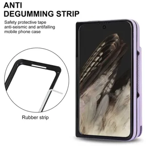 Google Pixel Fold business leather protective case anti-drop shockproof detail view