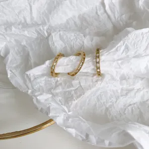 S925 sterling silver gold plated star diamond ring minimalist daily wear fashion jewelry