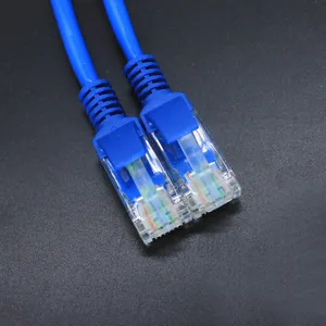 Câble Réseau Ethernet Bleu Haute Vitesse Avec Connecteur RJ45 pour Câble de Connexion de Routeur de Bureau à Domicile