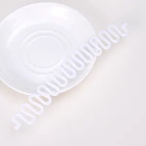 White plastic wave hair braiding tool for women styling, durable hair twist maker accessory.