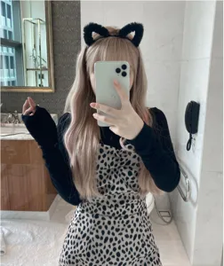 Fashion cute cat ear headband cosplay sweet live web celebrity hair hoop accessory