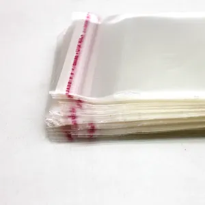 Clear OPP self-adhesive sealing bags for packaging jewelry, small items, and accessories securely.