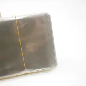 Clear OPP self-adhesive plastic packaging bags for jewelry and small items storage organizing.
