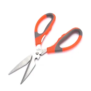 Heavy duty kitchen shears multi-functional stainless steel scissors with ergonomic grip