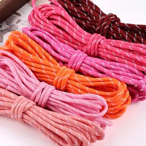 5mm colorful nylon paracord DIY braided rope handmade bag charm craft accessories vibrant