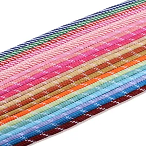 5mm colorful polyester braided rope for DIY handmade crafts, bag straps and fashion accessories