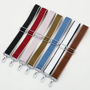 Correa de hombro de repuesto ancha y colorida ajustable para bolso cruzado, lona duradera.