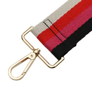 Colorful striped bag strap replacement adjustable crossbody shoulder strap accessory
