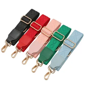 Courroie de Sac Bandoulière de Rechange pour Femme Sangle d'Épaule Jacquard Large Réglable Accessoires de Sac à Main