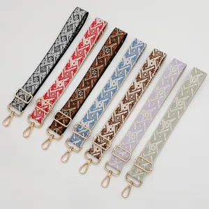 Courroie de sac de rechange réglable jacquard épaule bandoulière pour femmes accessoires.