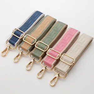 Adjustable colorful labyrinth wide shoulder strap replacement crossbody bag accessory