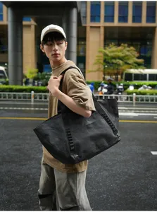Outdoor travel tote bag for business commute, large capacity storage commuter luggage bag.