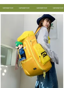 Large capacity travel backpack with lightweight design and durable material for outdoor sports.