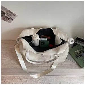 Oil painting print travel duffel bag large capacity versatile shoulder gym luggage bag
