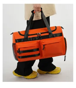 Grand sac de voyage multifonctionnel de grande capacité pour bagages d'extérieur.