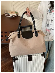 Große reise-tote-tasche leichte lässige schulter-gepäcktasche für damen im alltag