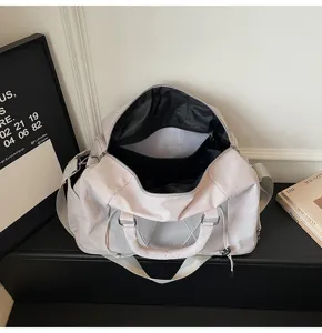 Casual travel duffel bag with large capacity, dry wet separation, gym and yoga sports bag.