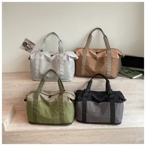 Large capacity travel duffel bag fashionable casual handbag waterproof fitness sport luggage bag