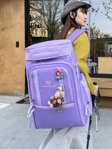 Large Capacity Travel Backpack Oxford Fabric Waterproof Unisex Casual Daypack For Hiking Sports Fitness