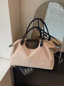 Leichte große Reise-Tragetasche minimalistische Schultertasche Gepäcktasche für Alltag.
