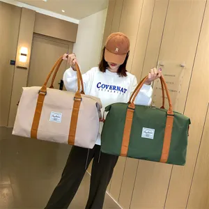 Μεγάλης Χωρητικότητας Τσάντα Ταξιδιού Duffel Αδιάβροχο Ύφασμα Oxford Αθλητική Τσάντα Gym Bag Casual Weekender για Unisex
