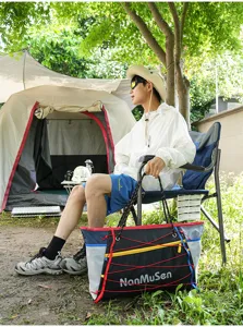 Outdoor sports travel bag lightweight drawstring shoulder bag fitness camping luggage storage tote pack